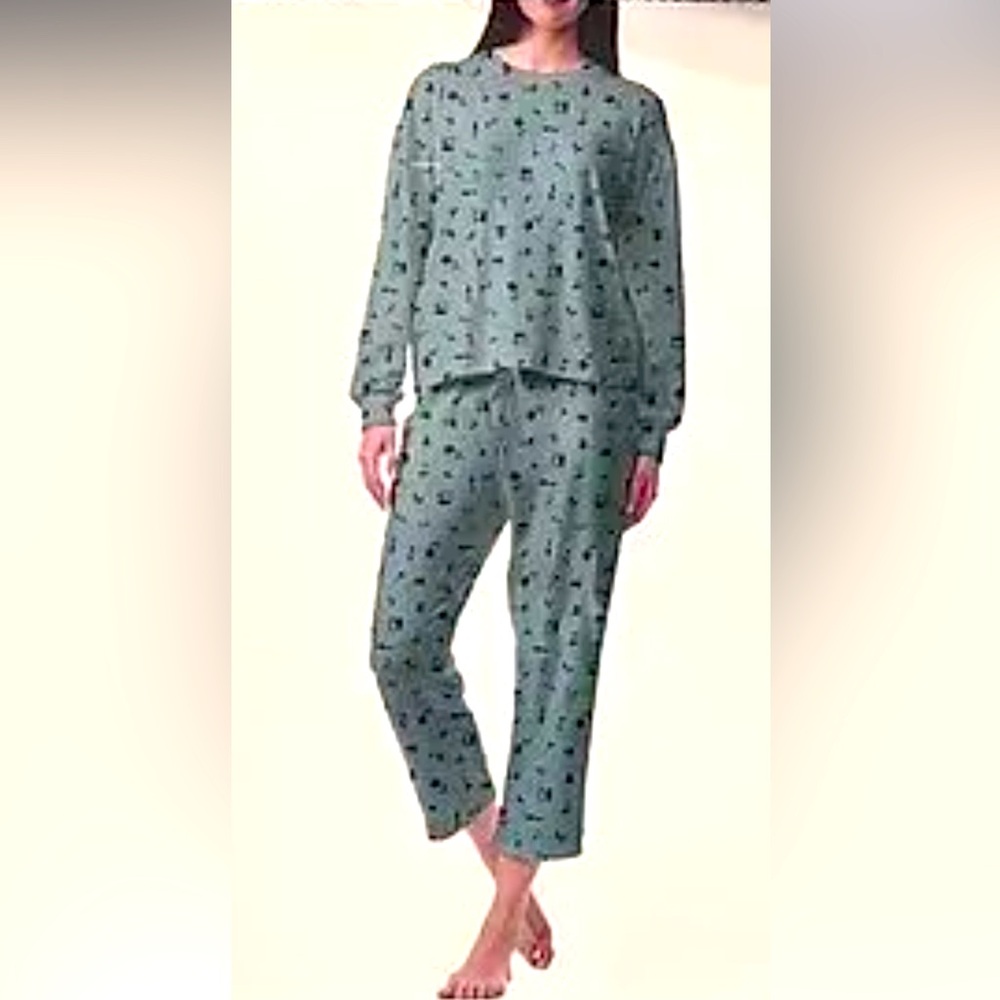 XXL PJ SALVAGE 2pc “floral” PYJAMA SET
